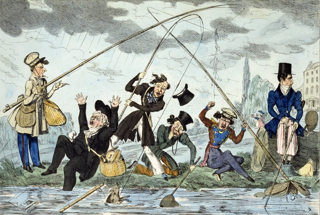 Waltonising o Pescatore di Terra Verde da Robert Seymour
