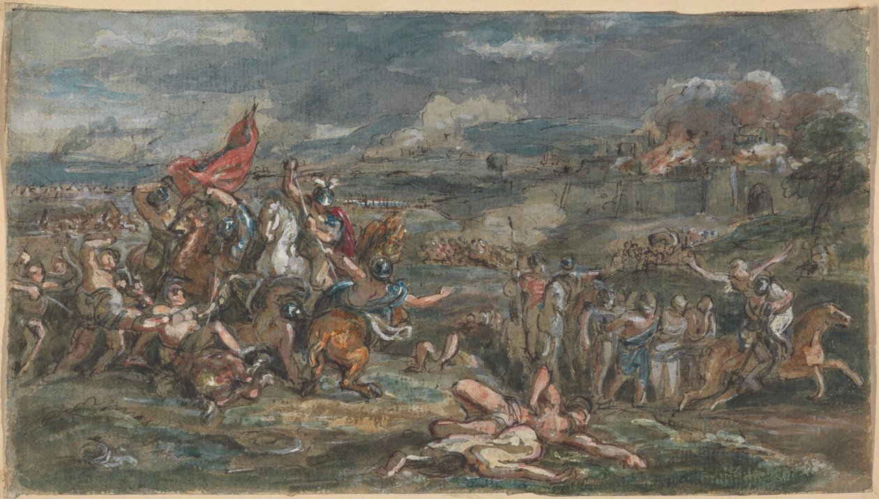 Scena di Battaglia da Robert Smirke
