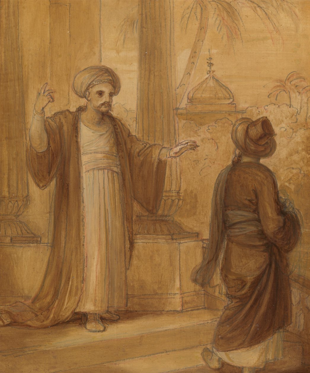 Illustrazione per un romanzo orientale, possibilmente 