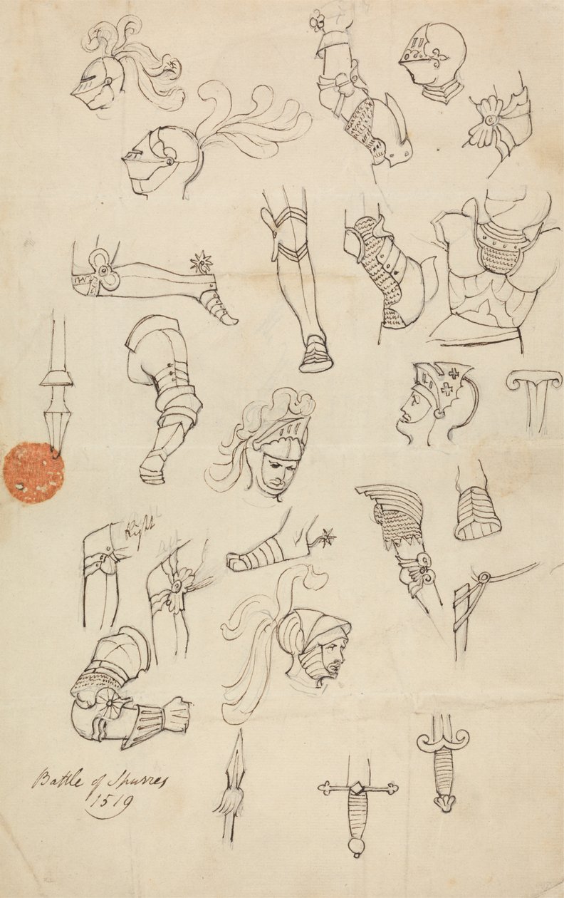 Studi per Armatura da Robert Smirke