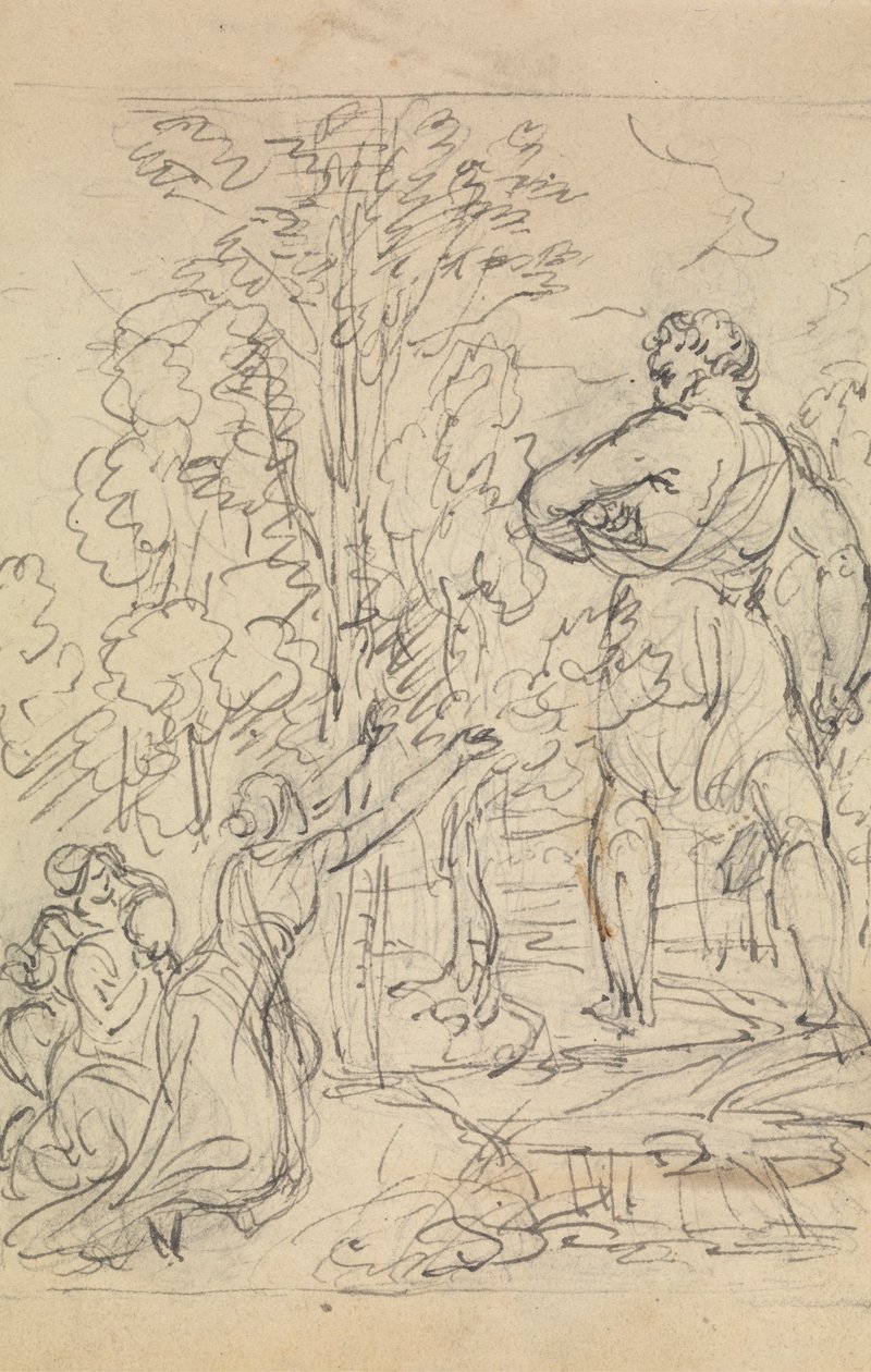 Studio di una donna, implorando per il ritorno del suo bambino prigioniero da Robert Smirke