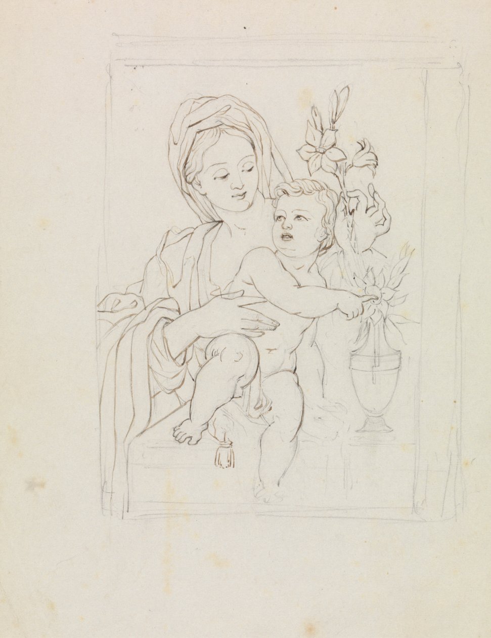 Studio di una Donna e Bambino da Robert Smirke