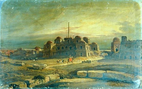 Veduta del Purana Kila, vicino a Delhi da Robert Smith