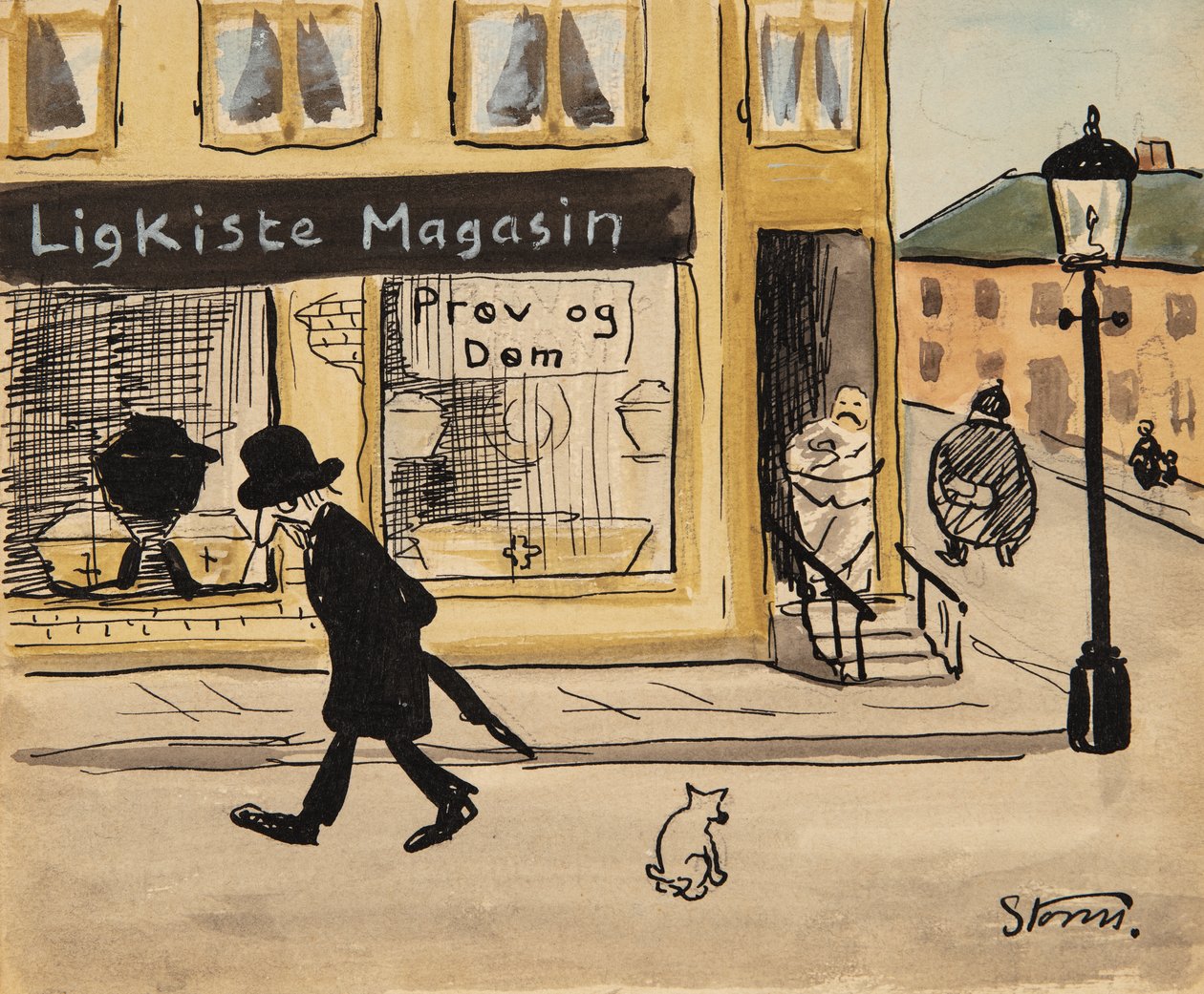 Magazzino di bare da Robert Storm Petersen