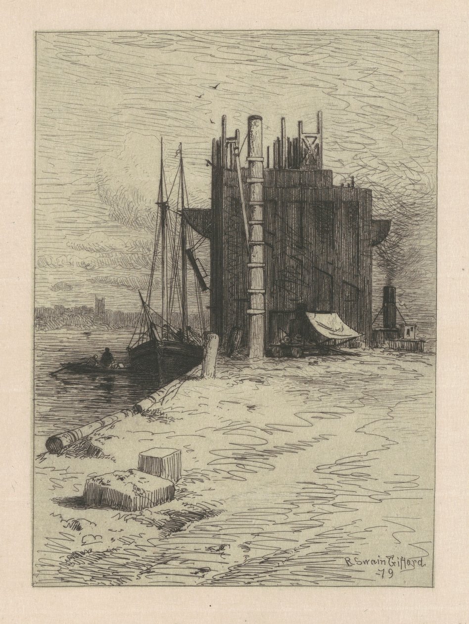 Depositi di carbone a New Bedford da Robert Swain Gifford