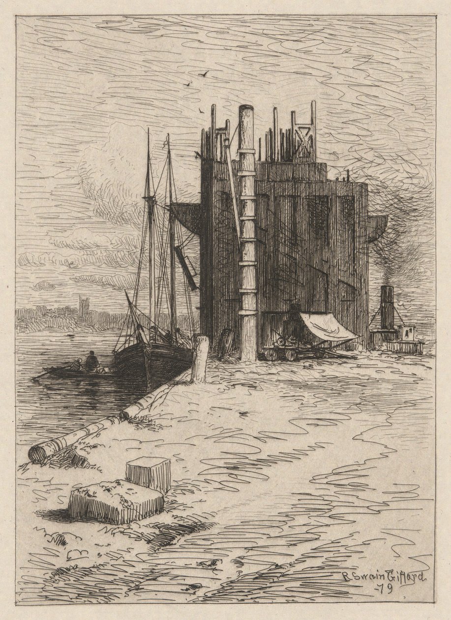 Depositi di carbone a New Bedford da Robert Swain Gifford