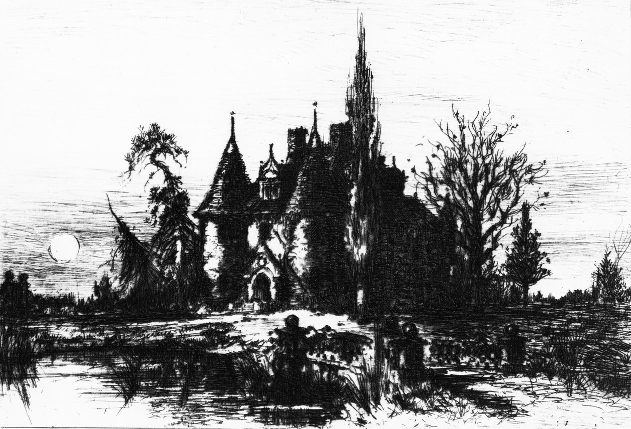 La casa di Usher, illustrazione da 