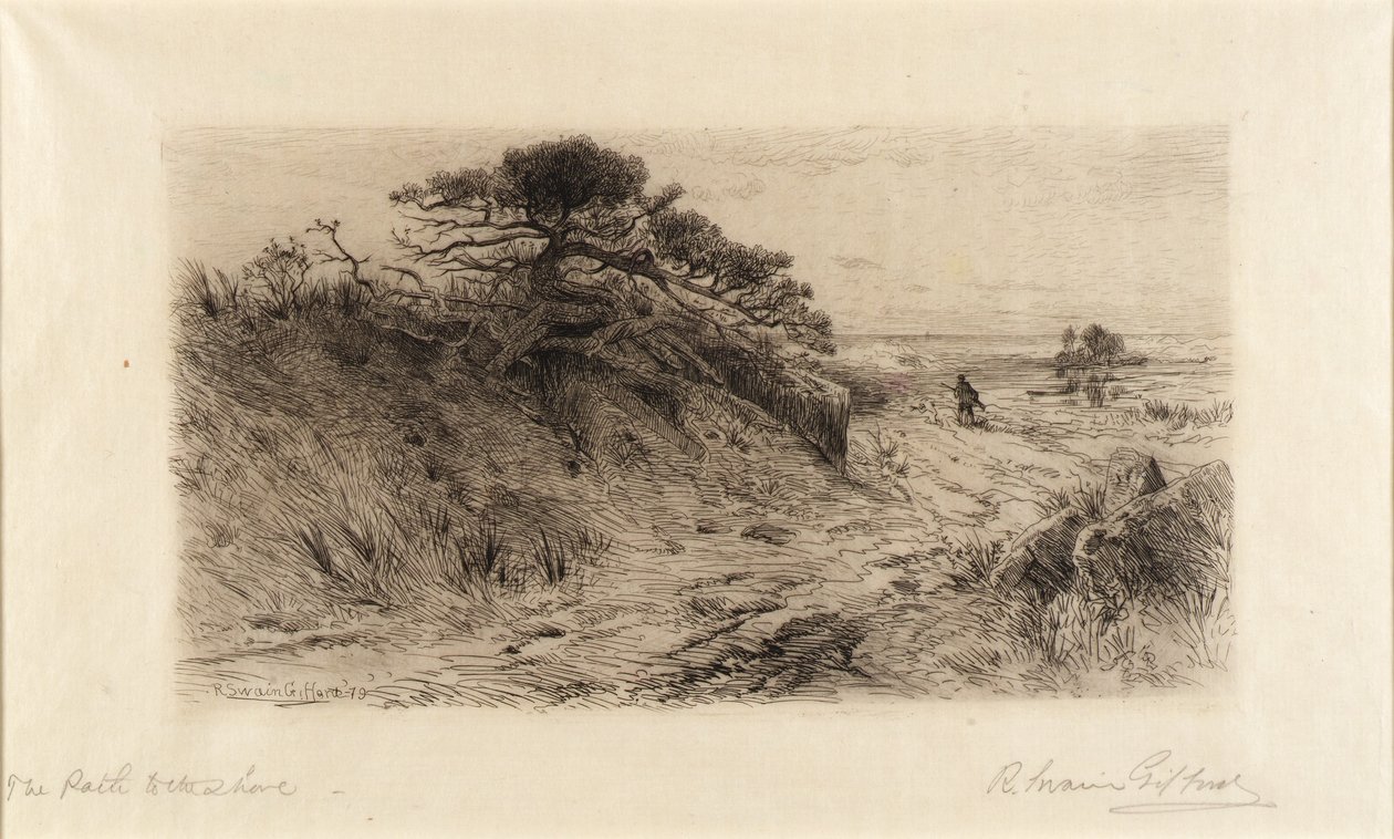 Il sentiero verso la riva da Robert Swain Gifford