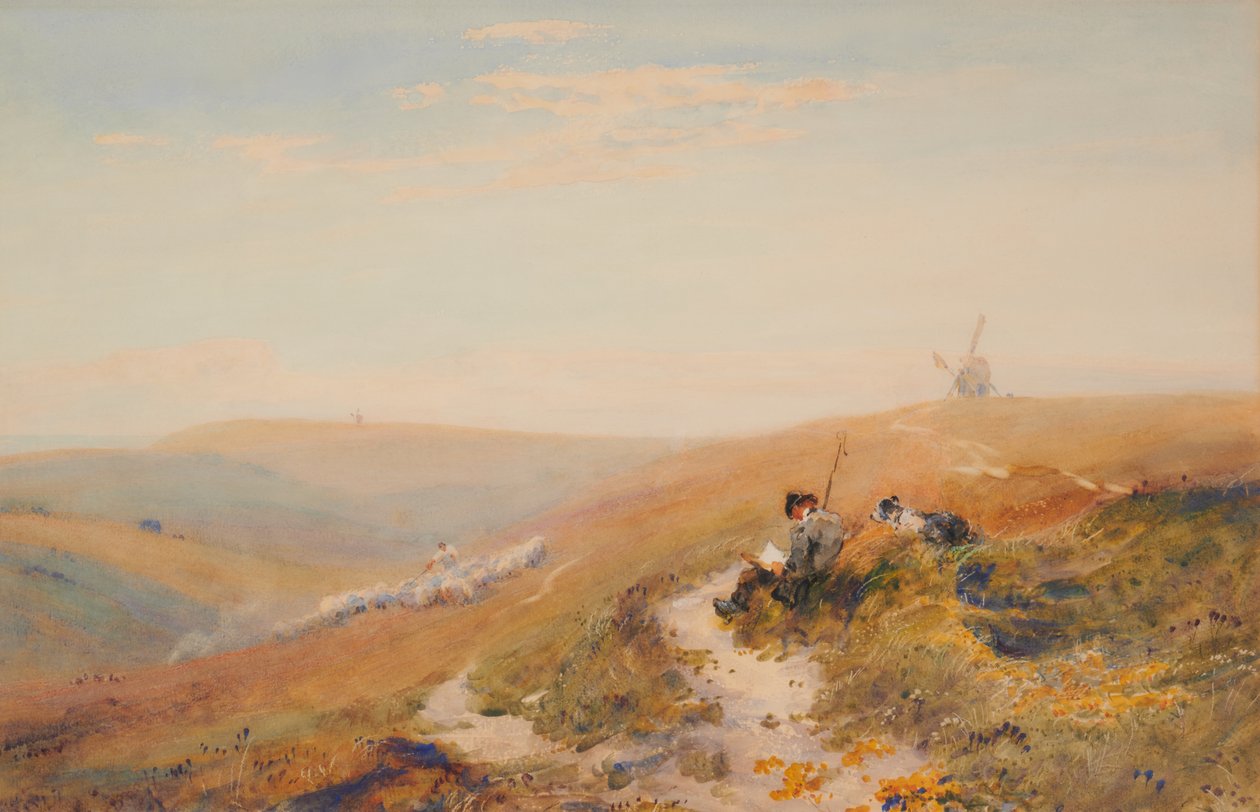 Le Sussex Downs (Autunno) da Robert Thorne Waite