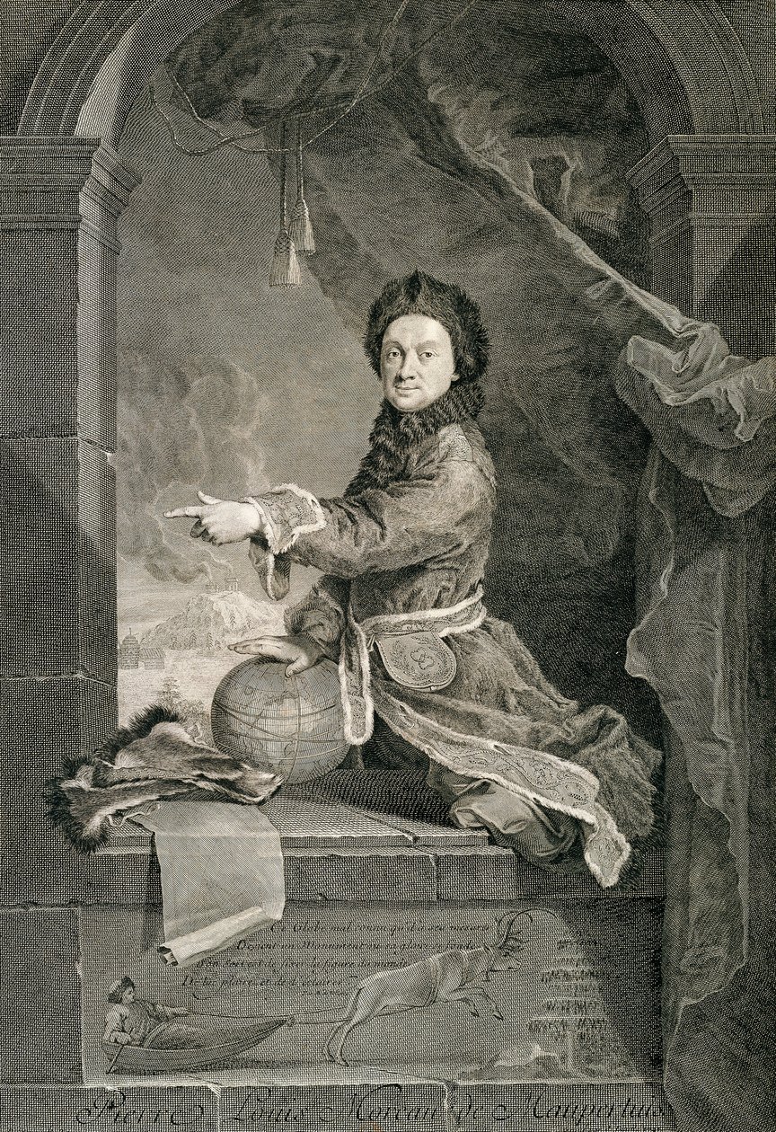 Ritratto di Pierre Louis Moreau de Maupertuis da Robert Tournieres
