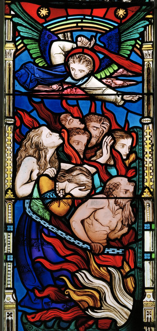 Il Giudizio Universale (dettaglio, I Dannati) da Robert Turnill Bayne