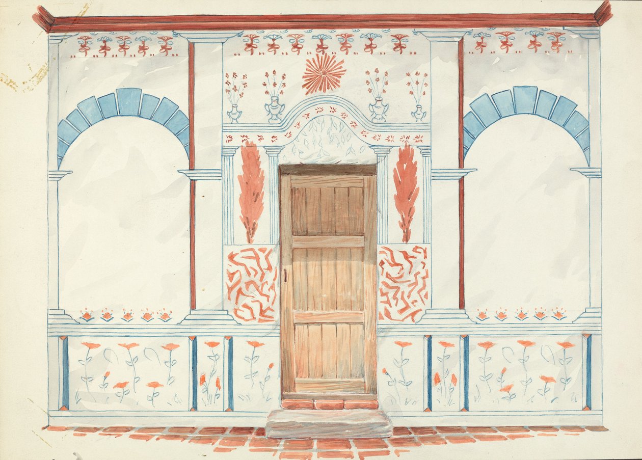 Disegno di restauro da Robert W.R. Taylor