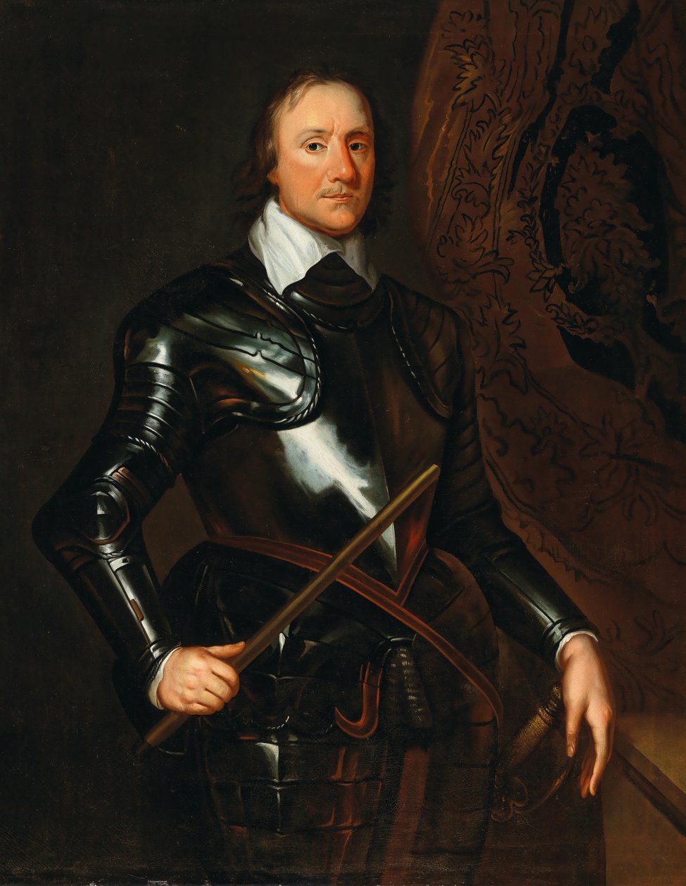 Ritratto di Oliver Cromwell 1599-1698 da Robert Walker