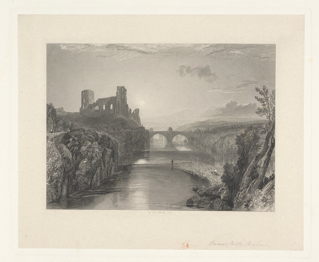 Castello di Barnard, Durham da Robert Wallis