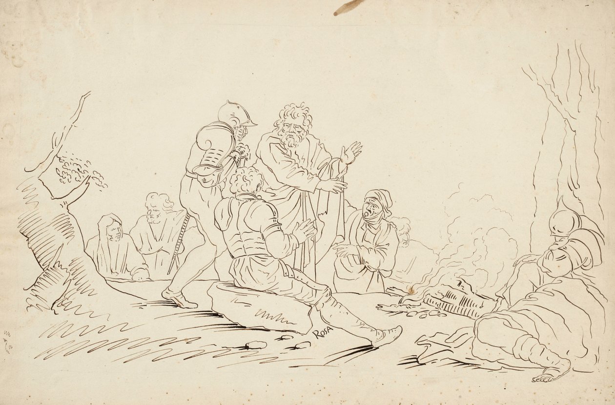 Scena dopo Salvator Rosa da Robert Walter Weir