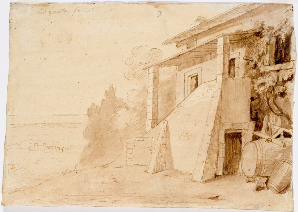 Paesaggio, Grottaferrata da Robert Wilhelm Ekman