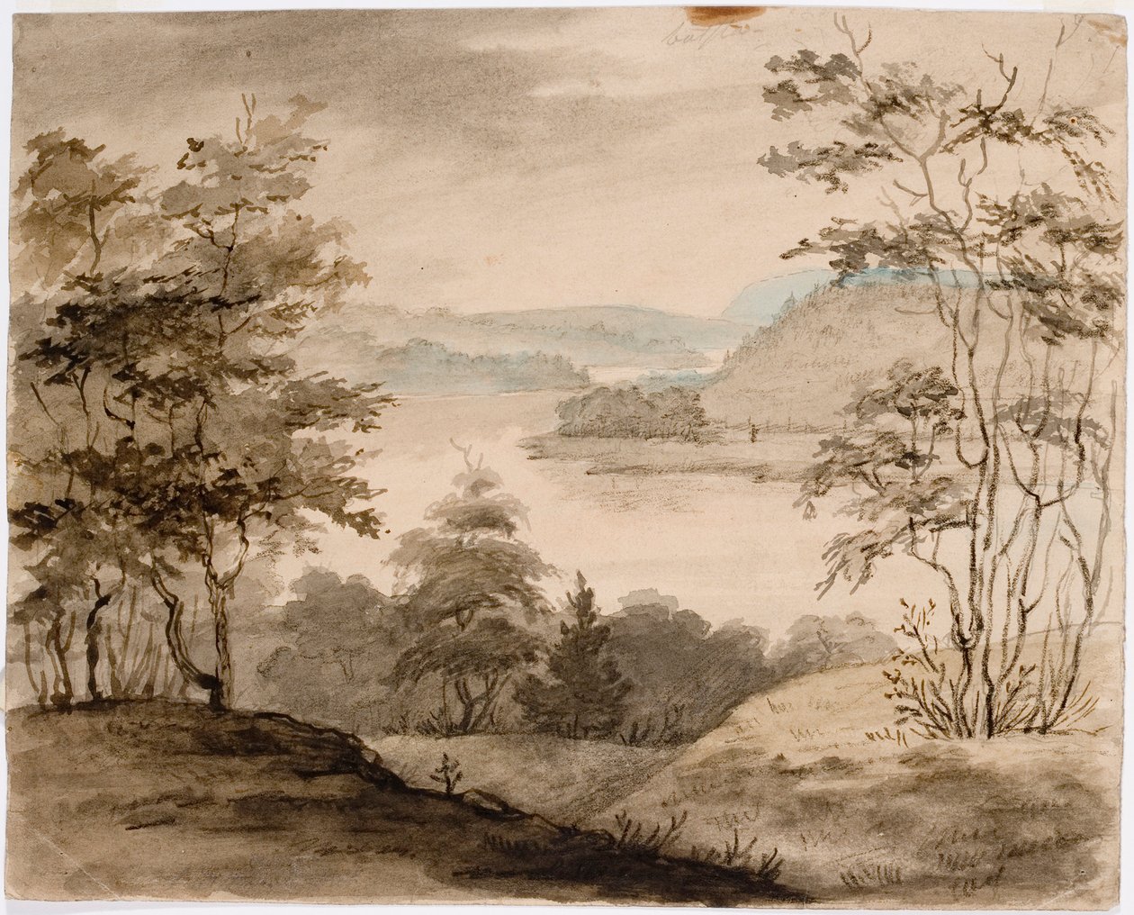 Paesaggio con fiume tortuoso da Robert Wilhelm Ekman