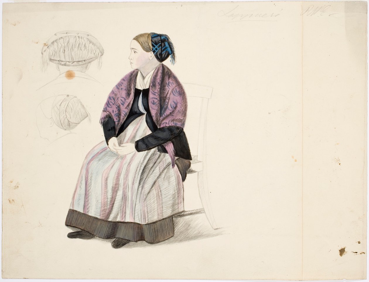 Contadina di Lappvesi da Robert Wilhelm Ekman