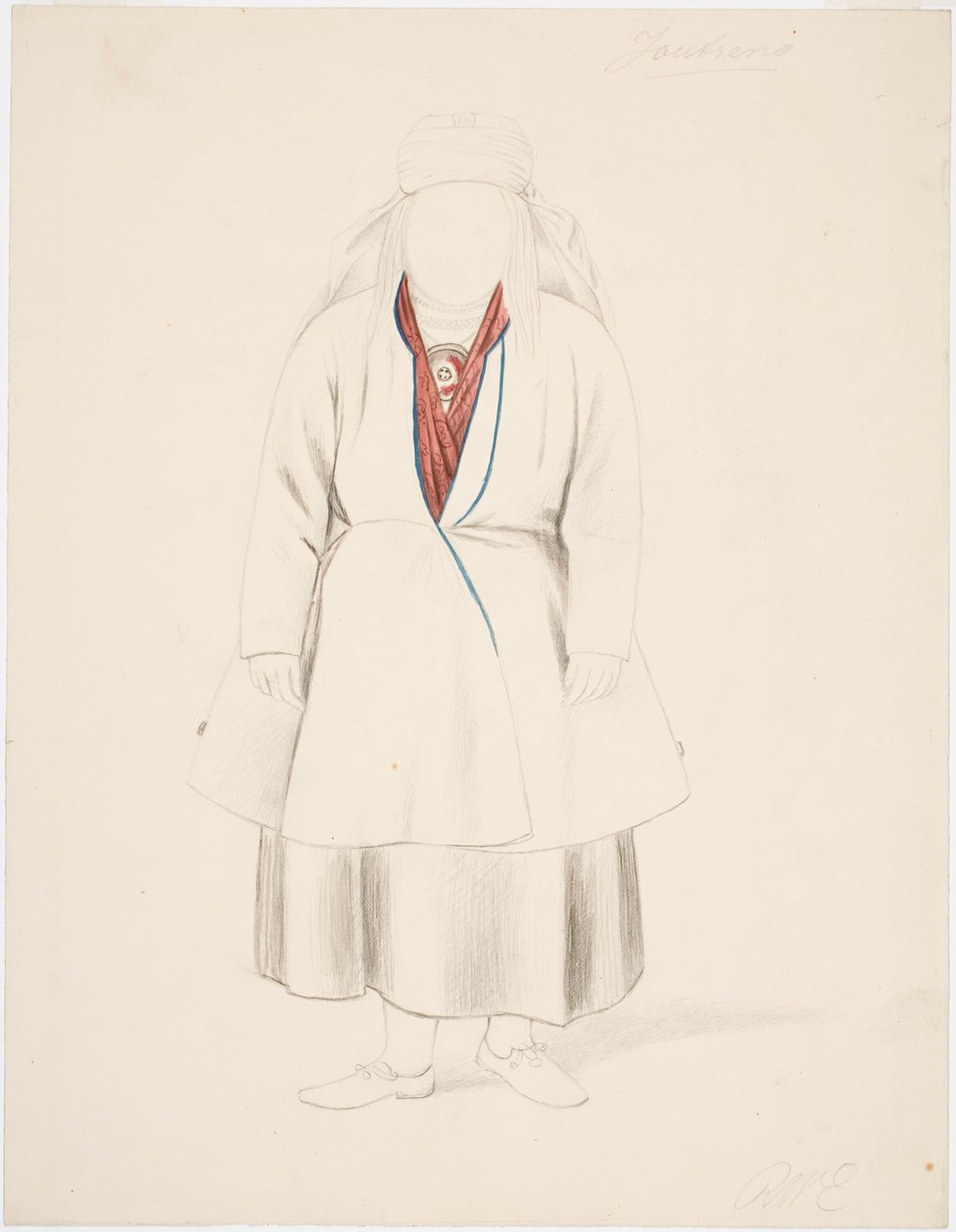 Contadina in piedi di Joutseno da Robert Wilhelm Ekman