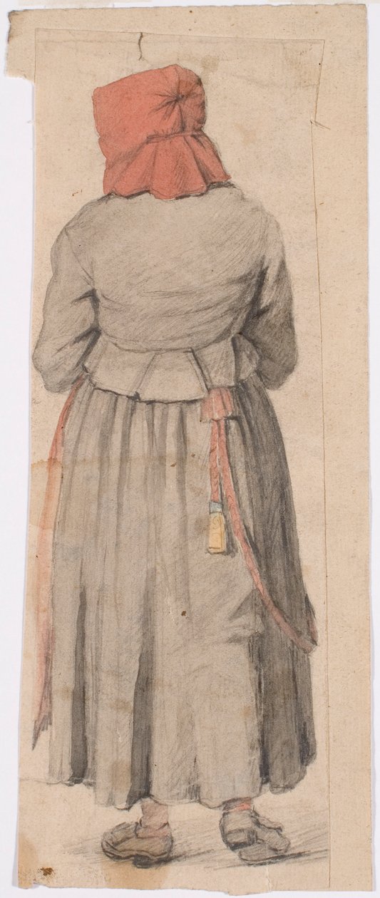 Donna morava in piedi sulla schiena da Robert Wilhelm Ekman