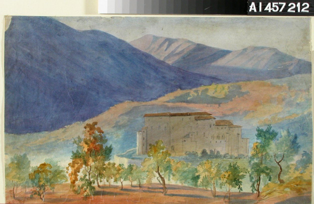 Subiaco, Rocca Abbaziale da Robert Wilhelm Ekman