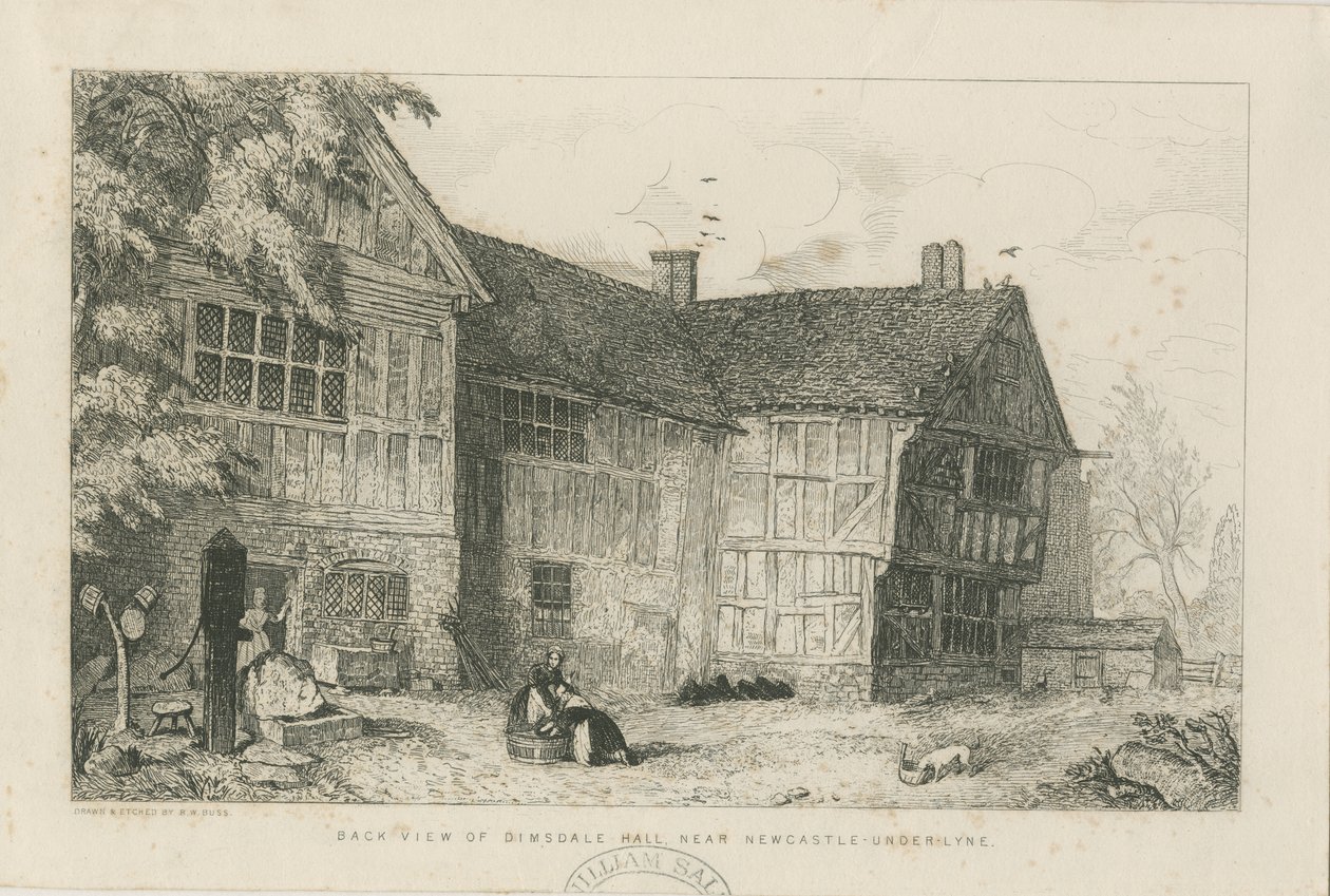Dimsdale Old Hall da Robert William Buss
