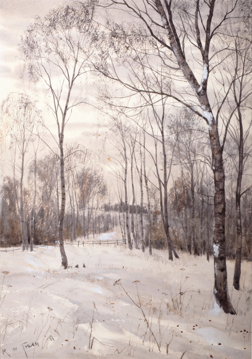 Il bosco invernale da Robert Winchester Fraser