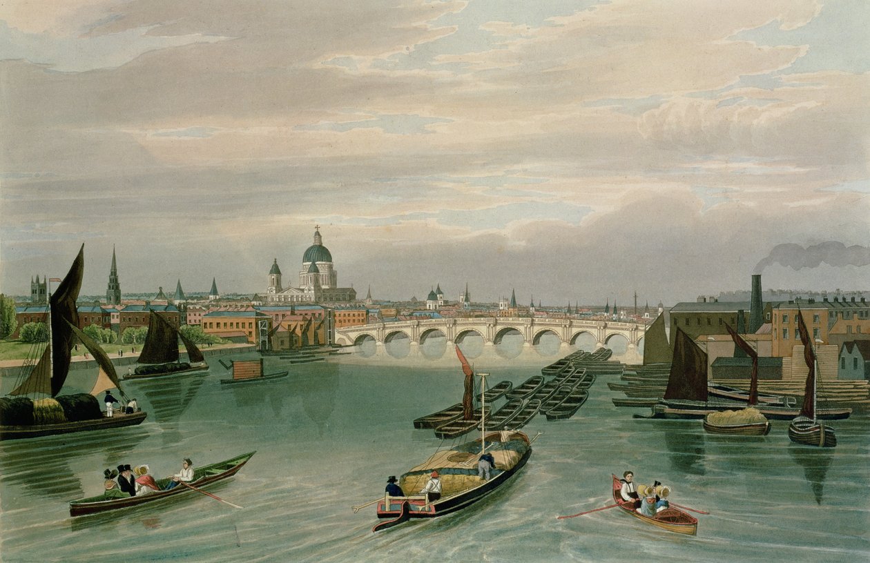 Veduta del Ponte di Blackfriars e di St. Paul
