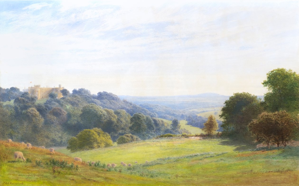Castello di Chirk, Clwyd da Roberto Angelo Kittermaster Marshall