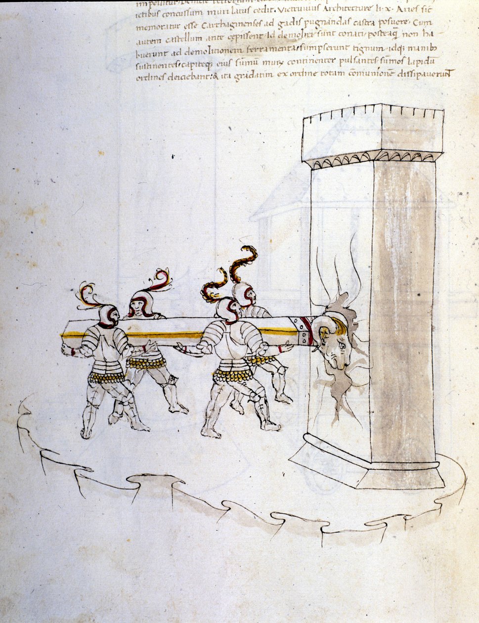 Arte della guerra: studio sulle macchine militari. utilizzo dell