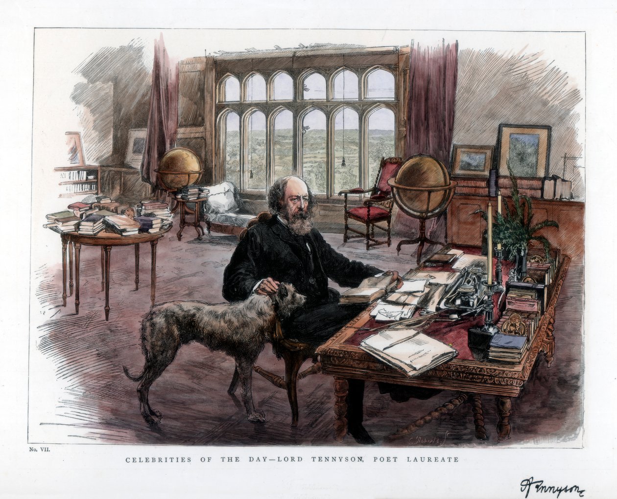 Alfred Lord Tennyson, poeta laureato da Roberts