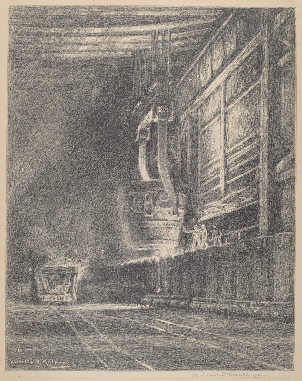 Colata di acciaio in stampi da Roderick D. MacKenzie