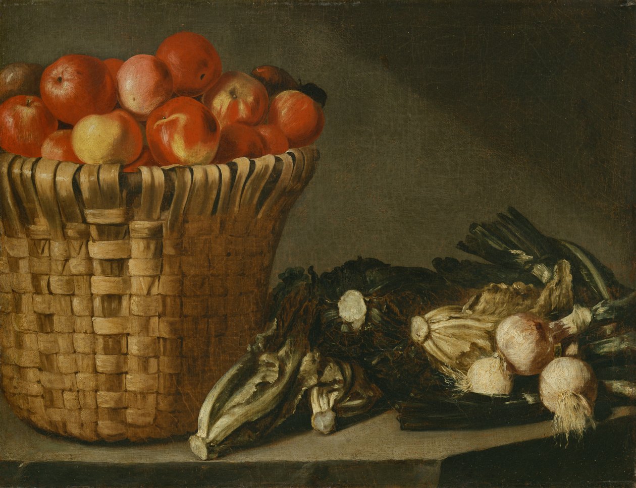 Cesto di frutta, cavolo, bietola e cipolle da Rodolfo Lodi