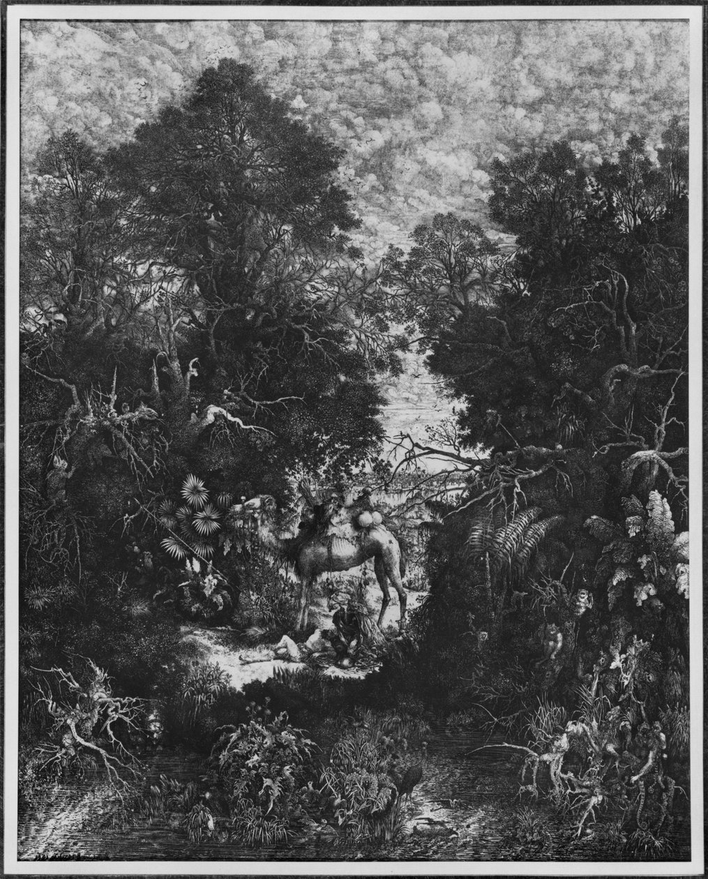 Il buon samaritano, 1861 da Rodolphe Bresdin
