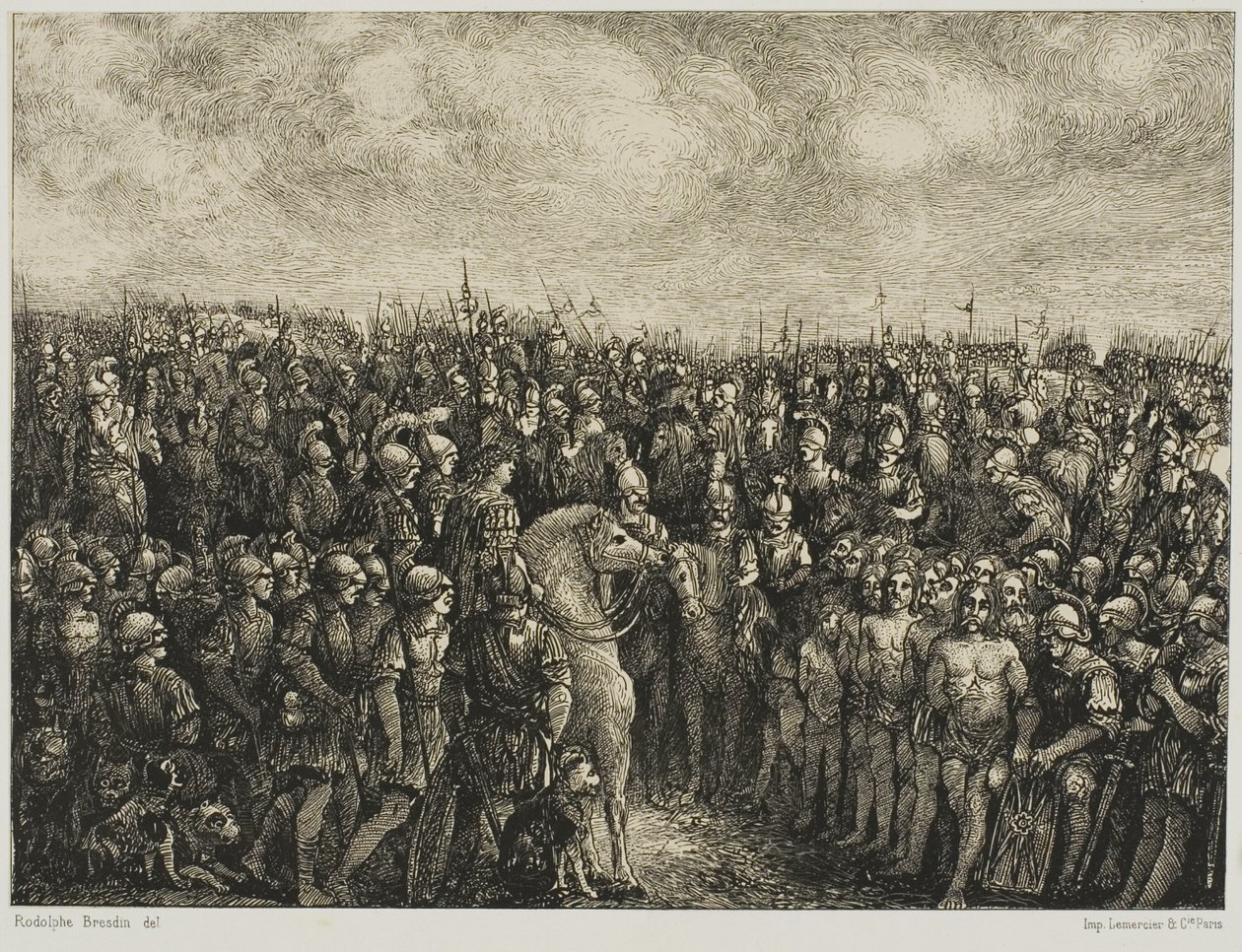 Cesare e i suoi prigionieri da Rodolphe Bresdin