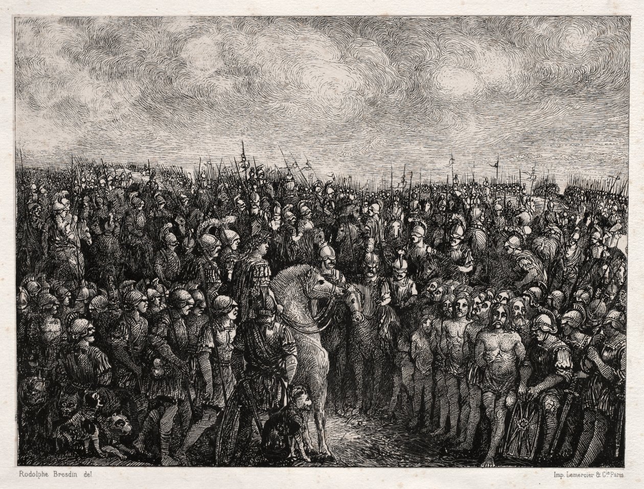Cesare e i suoi Prigionieri da Rodolphe Bresdin