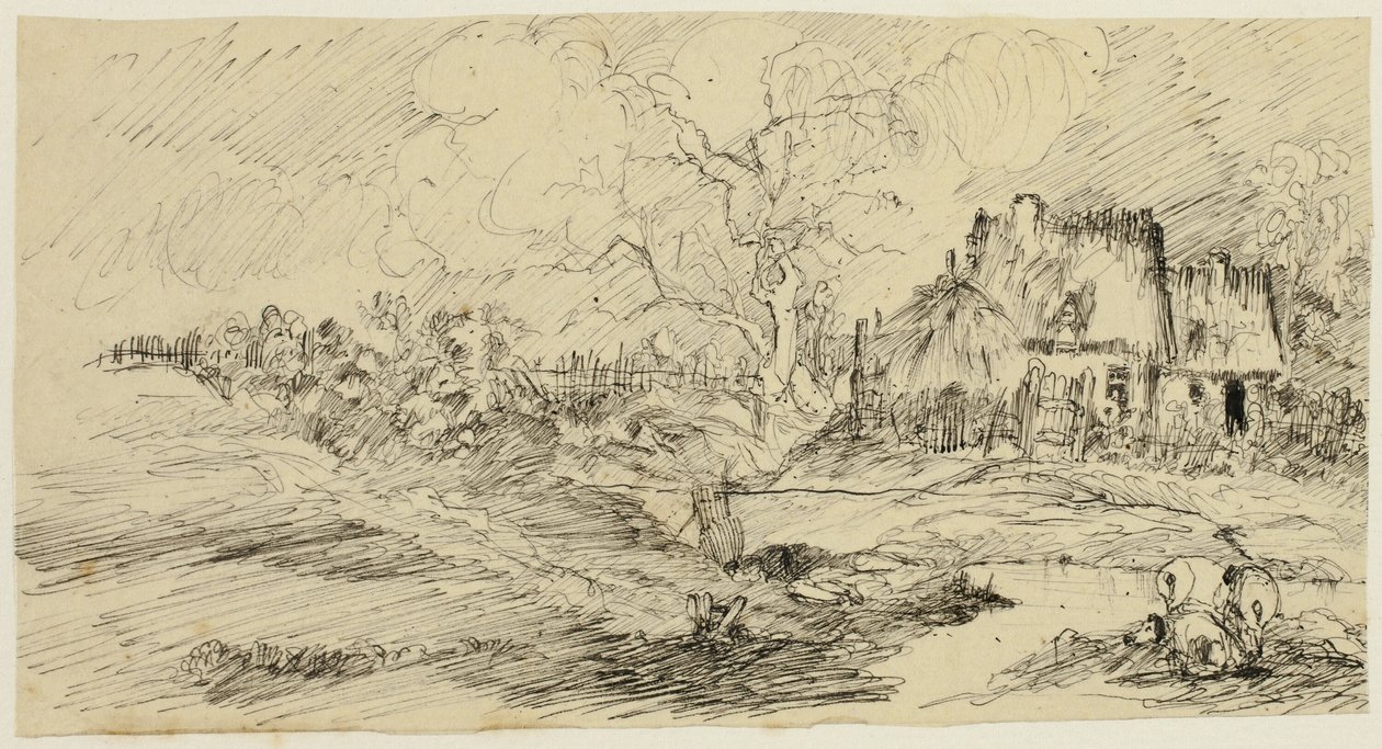 Paesaggio di campagna da Rodolphe Bresdin