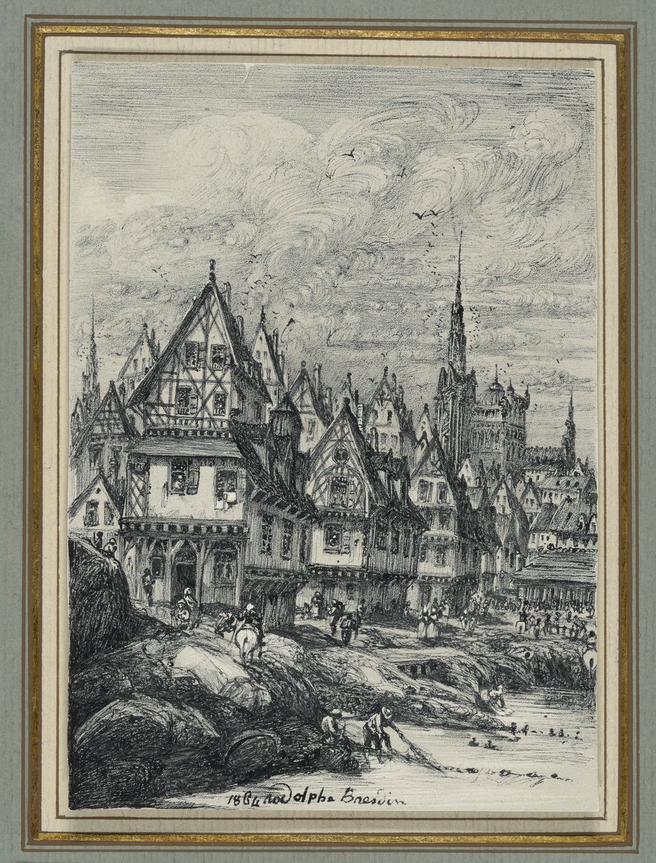 Porto peschereccio da Rodolphe Bresdin
