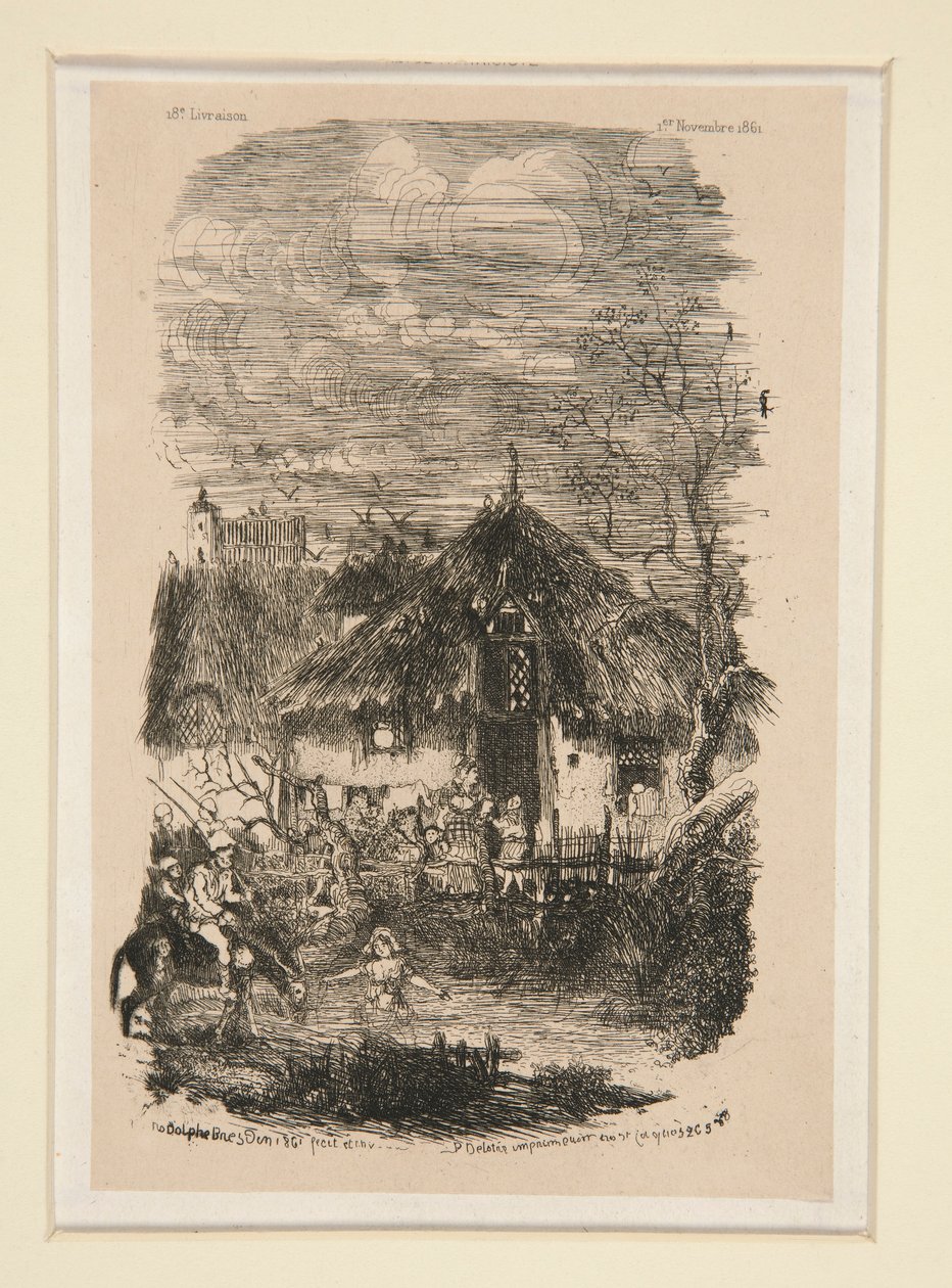 Pavillon de ferme da La Revue fantaisiste da Rodolphe Bresdin
