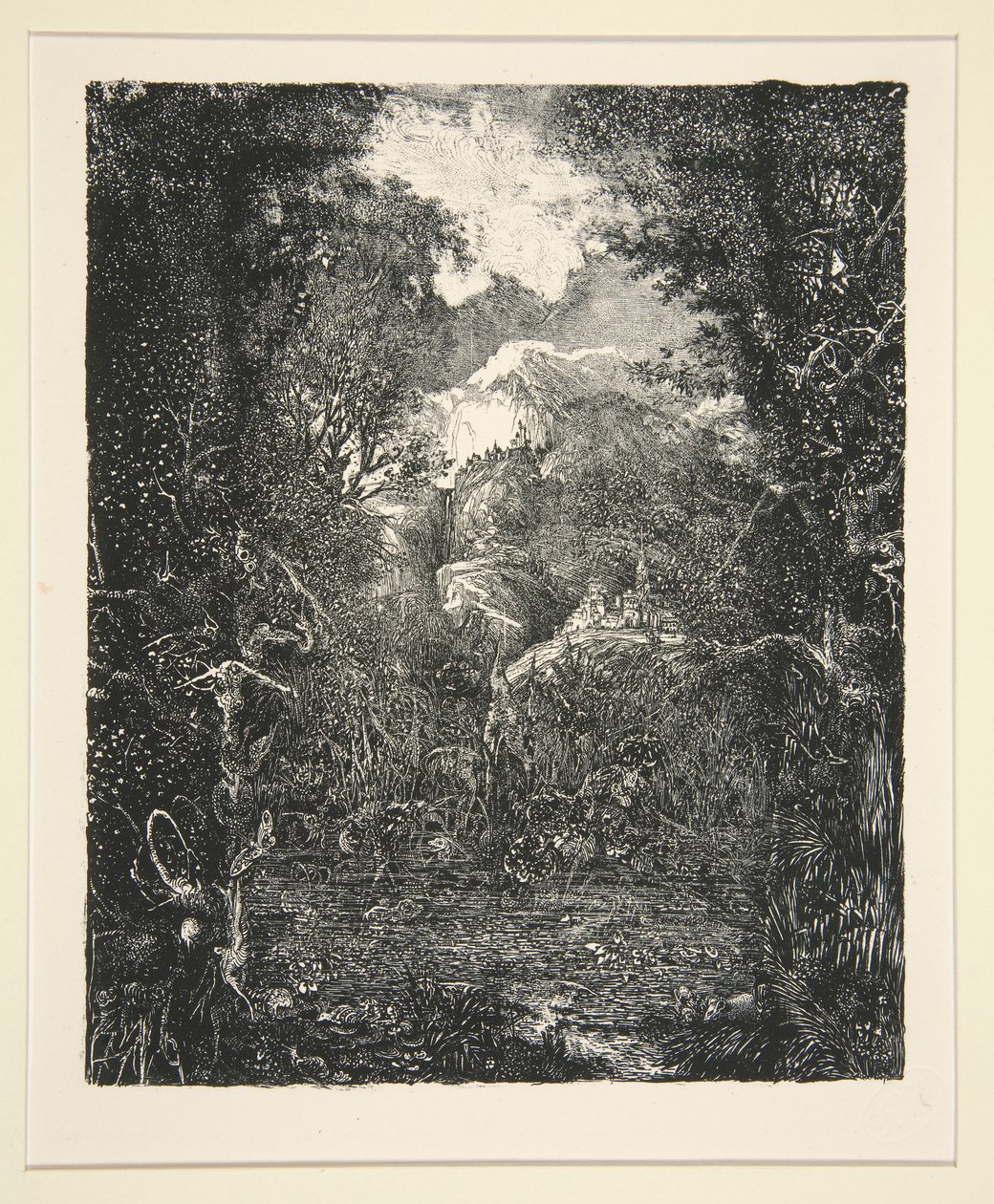 La città oltre la palude da Rodolphe Bresdin
