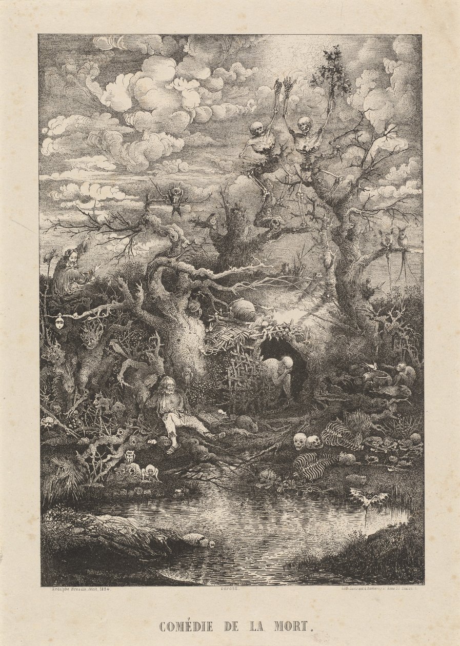 La commedia della morte da Rodolphe Bresdin