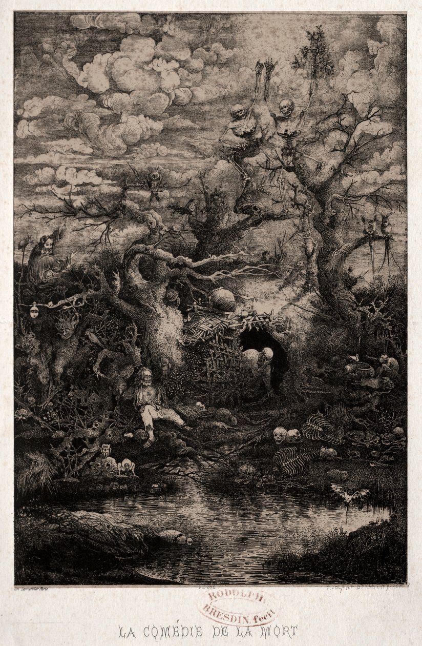 La commedia della morte da Rodolphe Bresdin