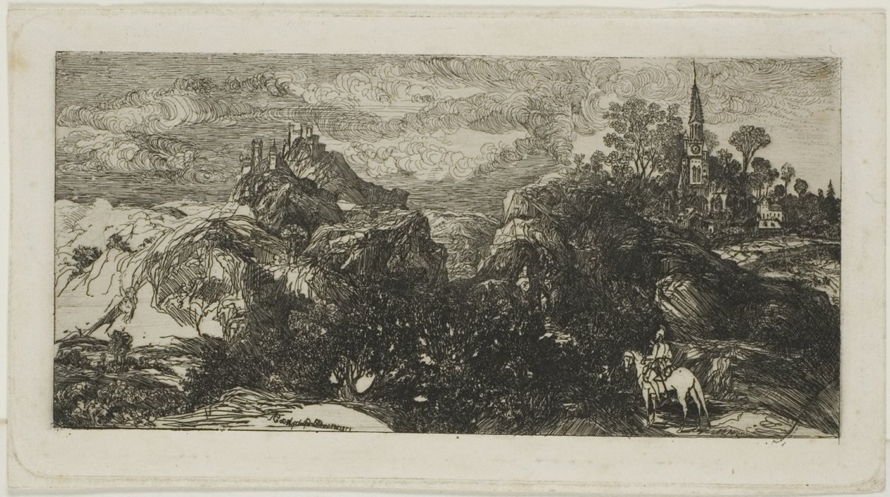 Il ritorno del cavaliere da Rodolphe Bresdin