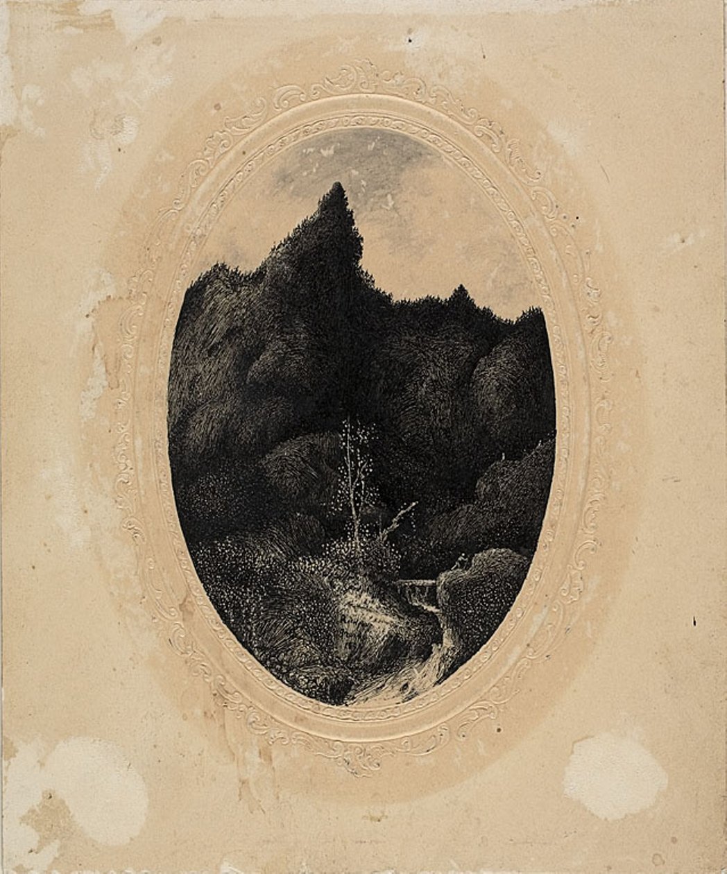 Il viaggiatore nelle montagne da Rodolphe Bresdin