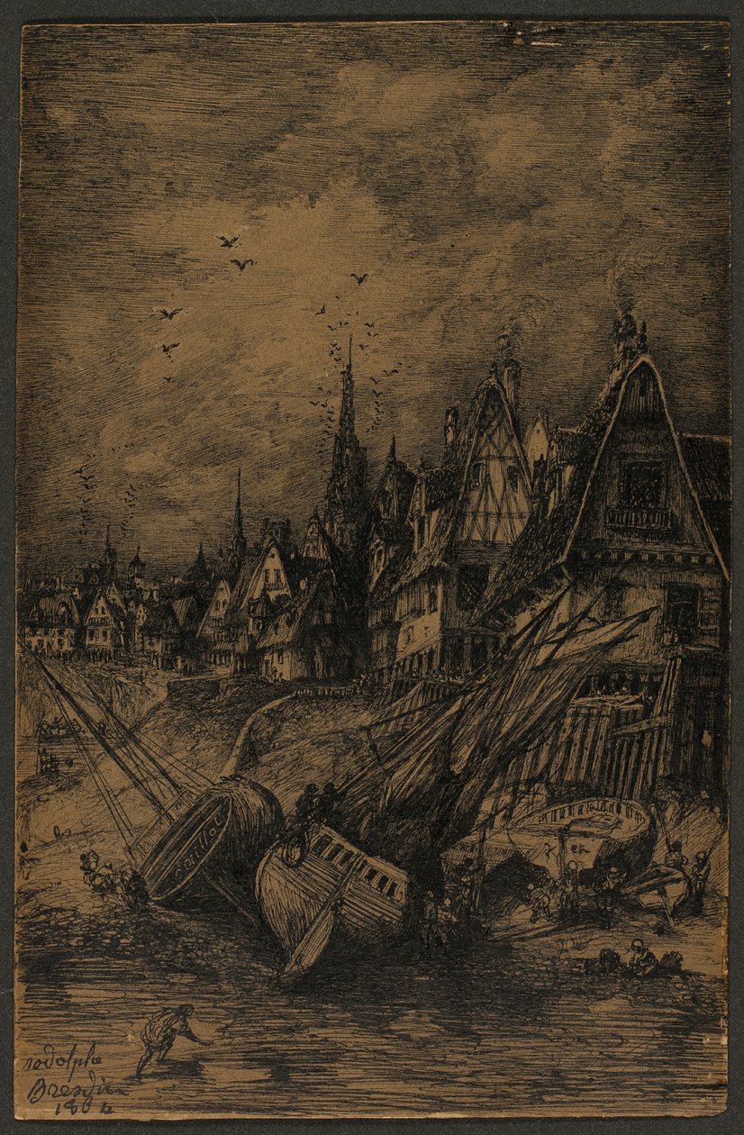 Navi arenate da Rodolphe Bresdin