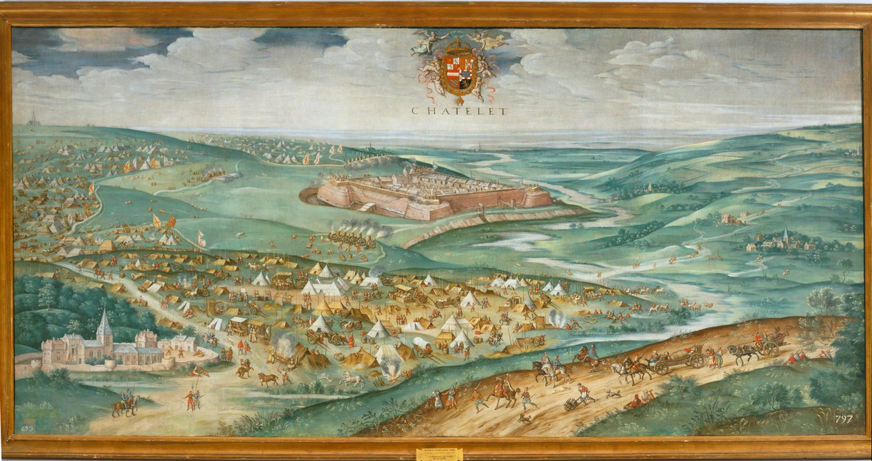 La resa della fortezza di Chatelet. 10014228 ... da Rodrigo de Holanda