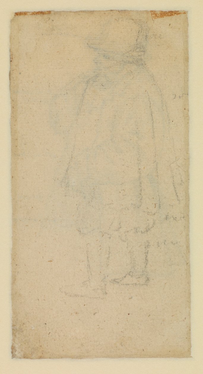 Uomo visto da dietro (verso) da Roelandt Jacobsz and Bruegel Pieter the Elder Savery