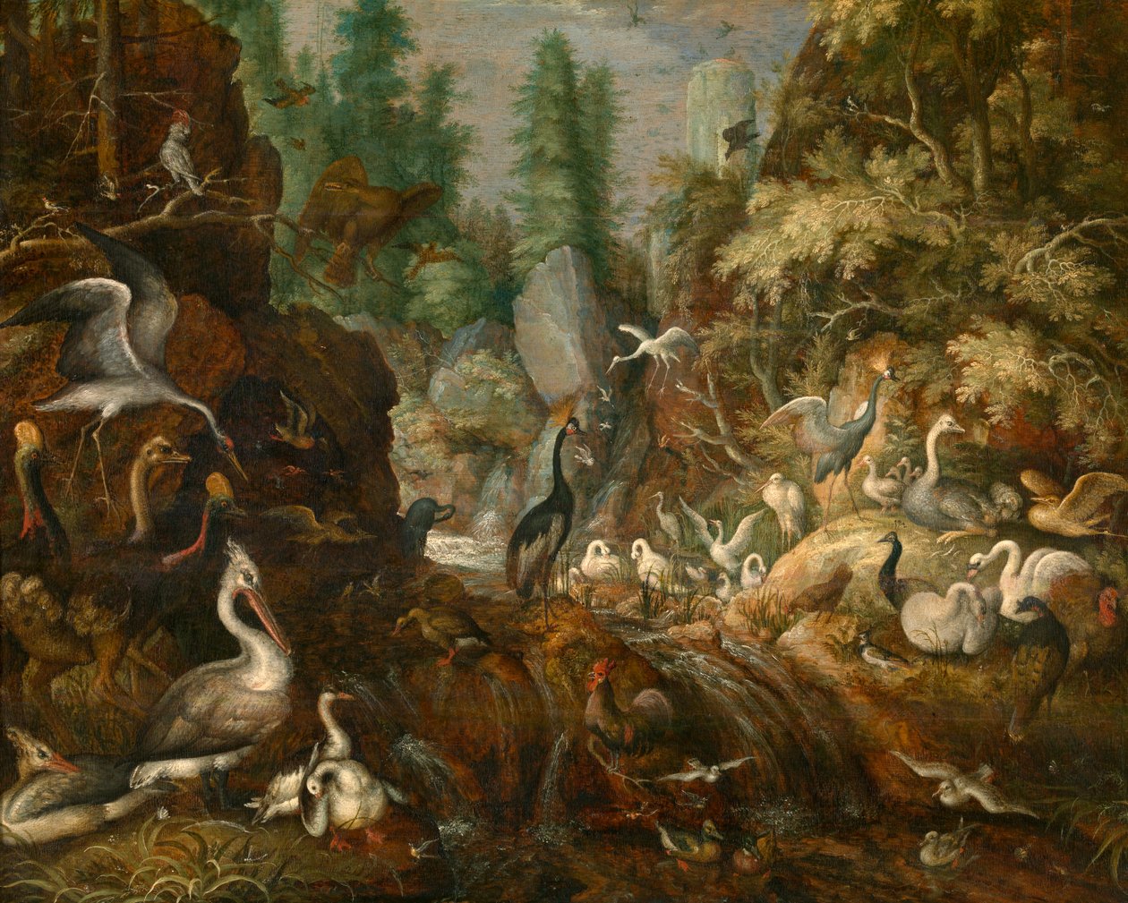 Il paradiso degli uccelli da Roelandt Jacobsz. Savery