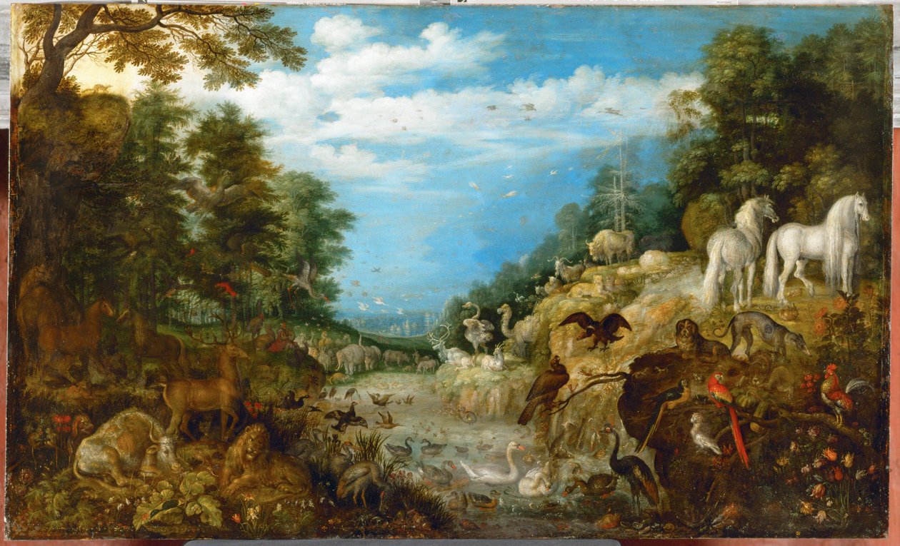 Paesaggio con animali (pittura su tela) da Roelandt Jacobsz. Savery