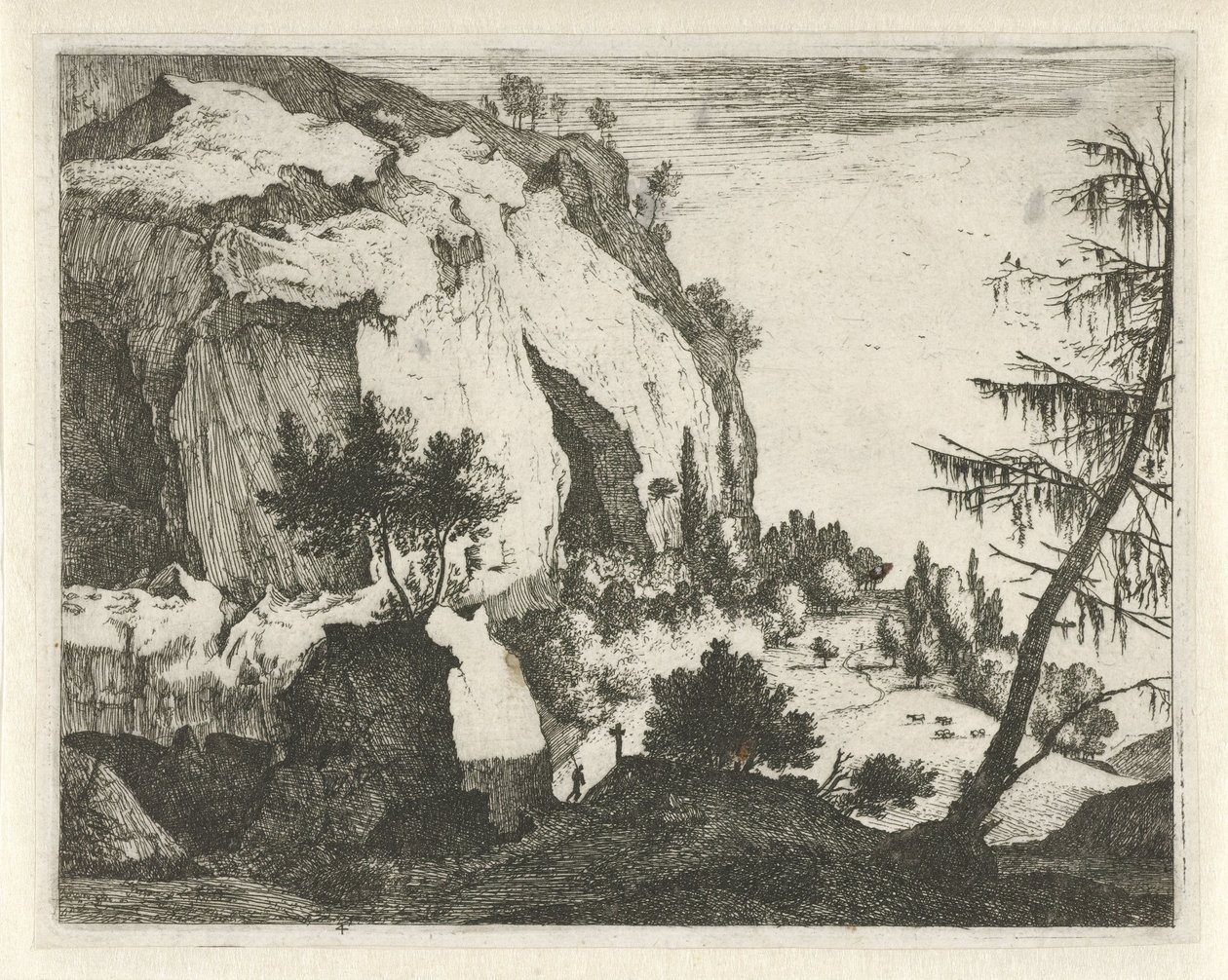 Paesaggio montano (Paesaggi tirolesi) da Roelant Roghman